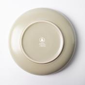 Lot de 6 assiettes creuses vert - "Iris"