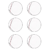 6 assiettes plates 29cm BISTROT CHEF