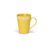 Lot de 4 mugs jaune