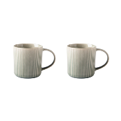 Lot de 2 mugs vert - "Jade"