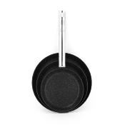 3 poêles empilables cuivre 20/24/28cm - "Astuce"