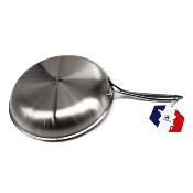 Poêle triplex inox 32cm 
