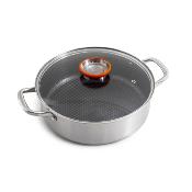 Sautoir 28cm triplex avec couvercle - "Black Cube"