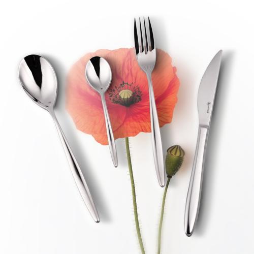 Ménagère 24 pièces - "Coquelicot"