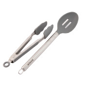 Set de 2 pices ustensiles gris - Swinox