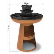 Brasero grill en fonte Ø80cm