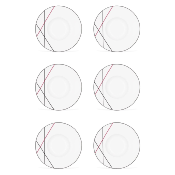 6 assiettes creuses 30cm BISTROT CHEF