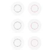 6 assiettes creuses 30cm LIGNE