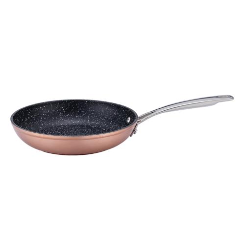 Poêle cuivré 28cm Greblon céramique - "Héritage"
