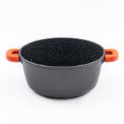 Faitout noir 28cm revêtement céramique - "RobuCook"