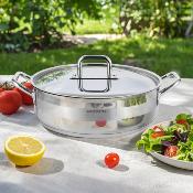 Sautoir inox 38x11cm induction