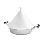 Tajine inox 28,5cm avec couvercle en céramique 18/8