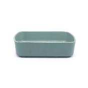 Moule rectangulaire vert en cramique 27cm -  "Jade"