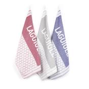 Lot de 3 torchons 50x70cm - "Miel"