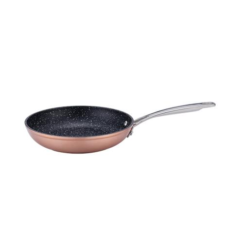 Poêle cuivré 20cm Greblon céramique - "Héritage"