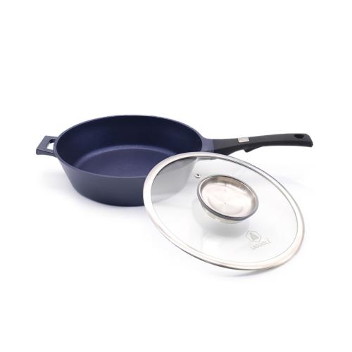 Sauteuse noir 28cm - "Diamant bleu"