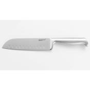 Couteau santoku argent 25,5cm