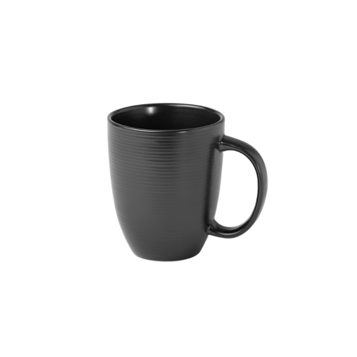 Lot de 6 mugs noir - "Aya