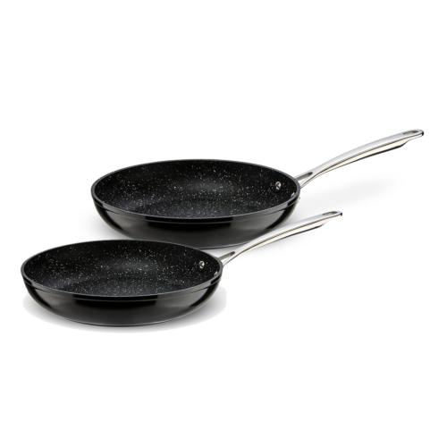 Set de 2 poêles noir 24/28cm Greblon Induction