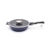 Sauteuse noir amovible 28cm - "Diamant bleu"