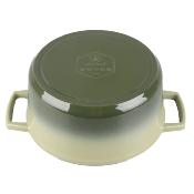 Cocotte en fonte ronde 20cm - "Masseiron Olivine"