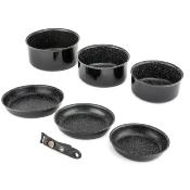 Set de 7 pièces noir amovible - "Astuce"