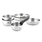 Set de 7 pièces inox amovible "Réactif"