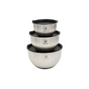 Set de 3 bols inox 16/20/24cm