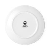 Lot de 6 assiettes plates blanc - "Serenity