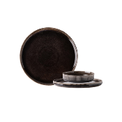 Service 18 pices marron - "Cappuccino"