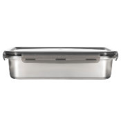 2 boîtes rectangulaires inox - 2500ml