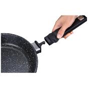 Set de 3 poêles noir amovible 20/24/28cm - "Maestro"