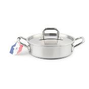 Sautoir triplex inox 28cm 