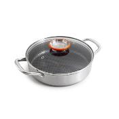 Sautoir 24cm triplex avec couvercle - "Black Cube"