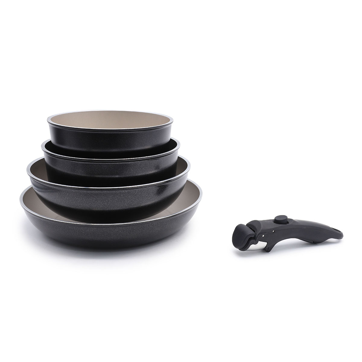Set de 5 pices noir amovible - "So Nature - Lac"