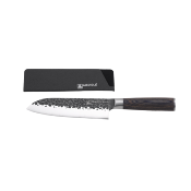 Couteau trancher noir 'Martele' 32,5 cm - "Aya"
