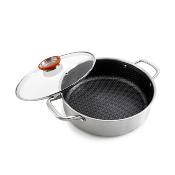 Sautoir 28cm triplex avec couvercle - "Black Cube"