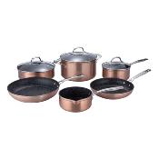 Set de 9 pices cuivr Greblon cramique - "Hritage"
