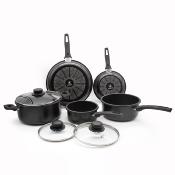 Set de 8 pices noir 