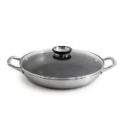 Plat à paëlla 32cm triplex avec couvercle - "Black Cube"