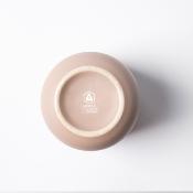 Lot de 4 tasses taupe - "Iris"