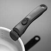 3 Casseroles inox 16/18/20cm - Amovible antiadhésif induction