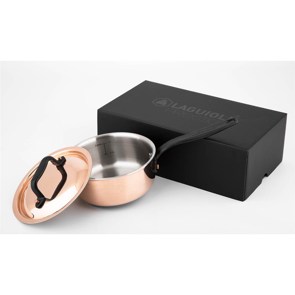 Laguiole Casserole 16cm cuivreinox induction