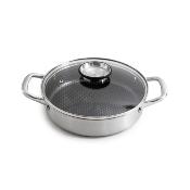 Sautoir 24cm triplex avec couvercle - "Black Cube"