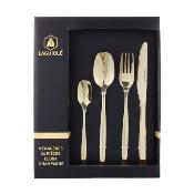 Ménagère 24 pièces - "Elora champagne"