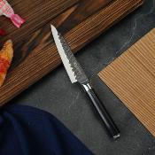 Couteau d'office noir 24cm avec étui - "Sen"