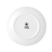 Lot de 6 assiettes creuses blanc - "Emilie
