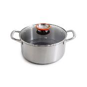 Marmite 24cm triplex avec couvercle - "Black Cube"