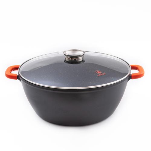Faitout noir 44cm revêtement céramique - "RobuCook"