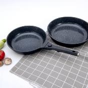 Set de 2 poêles noir amovible 24/28cm - "Alizée"